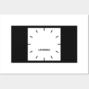 LEVIGNAC Time Zone Wall clock Posters and Art